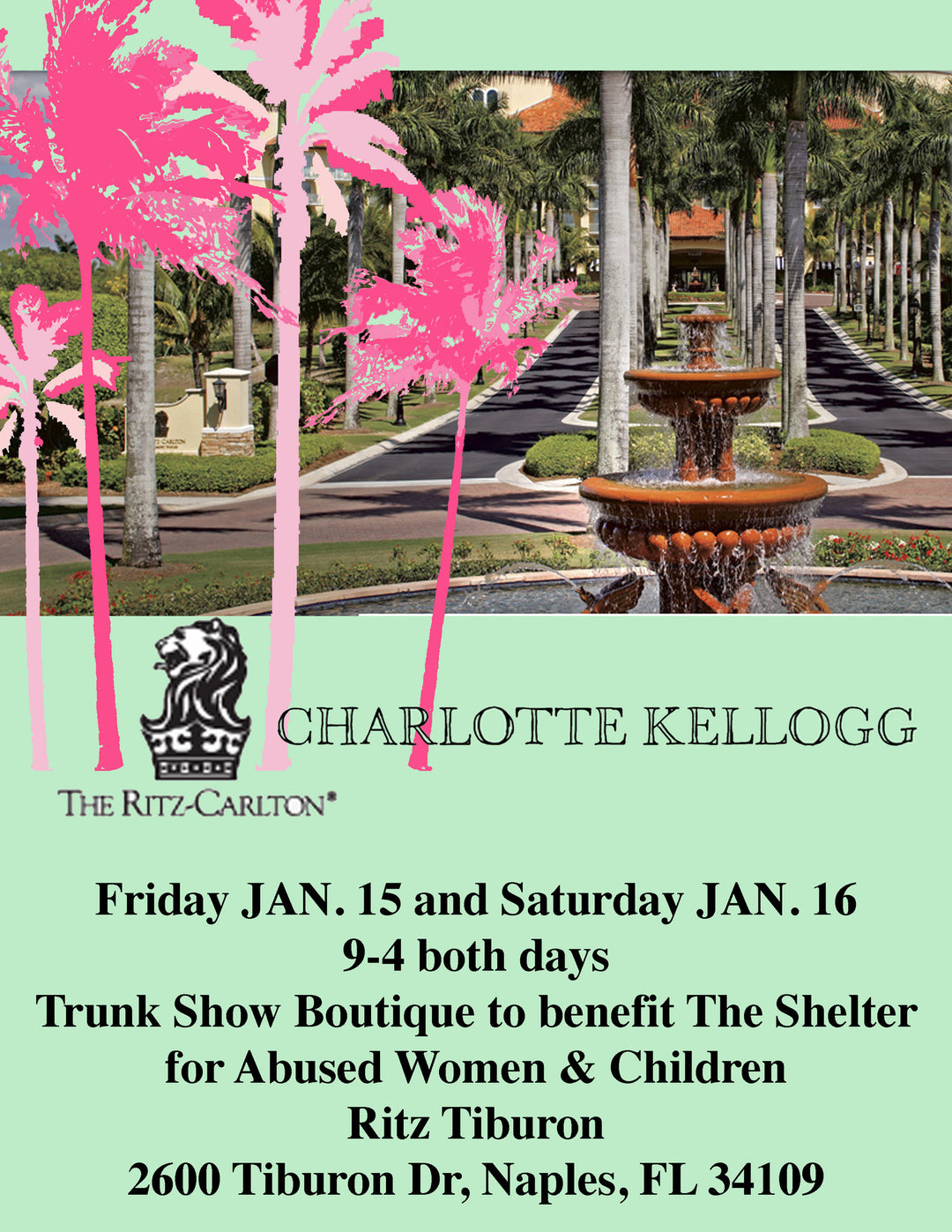 Trunk Show this Weekend in Naples
