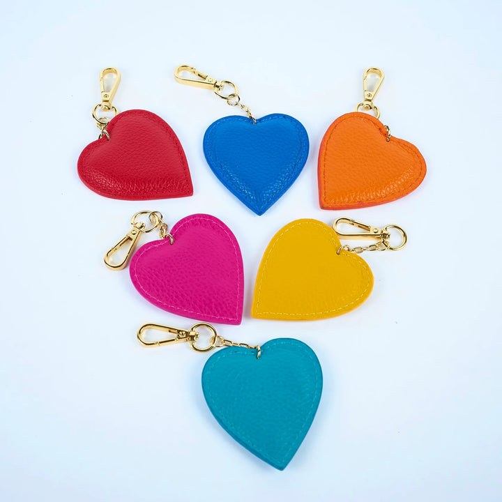 Italian Leather Heart  Purse Accessory