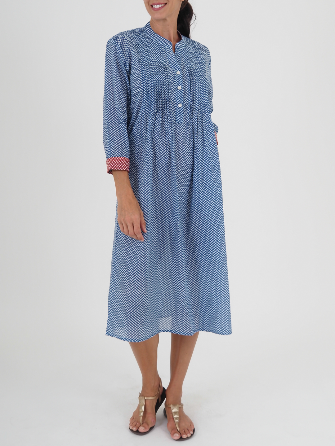 Cora Dress in Printed Cotton – Charlotte Kellogg
