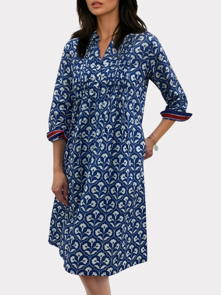 Cora Dress in Printed Cotton