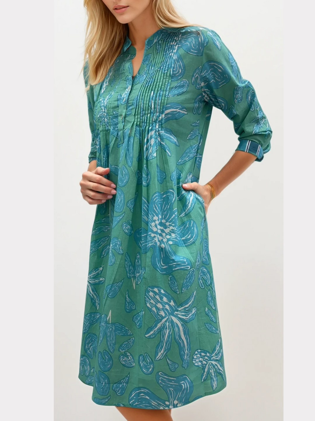 Cora Dress in Printed Cotton