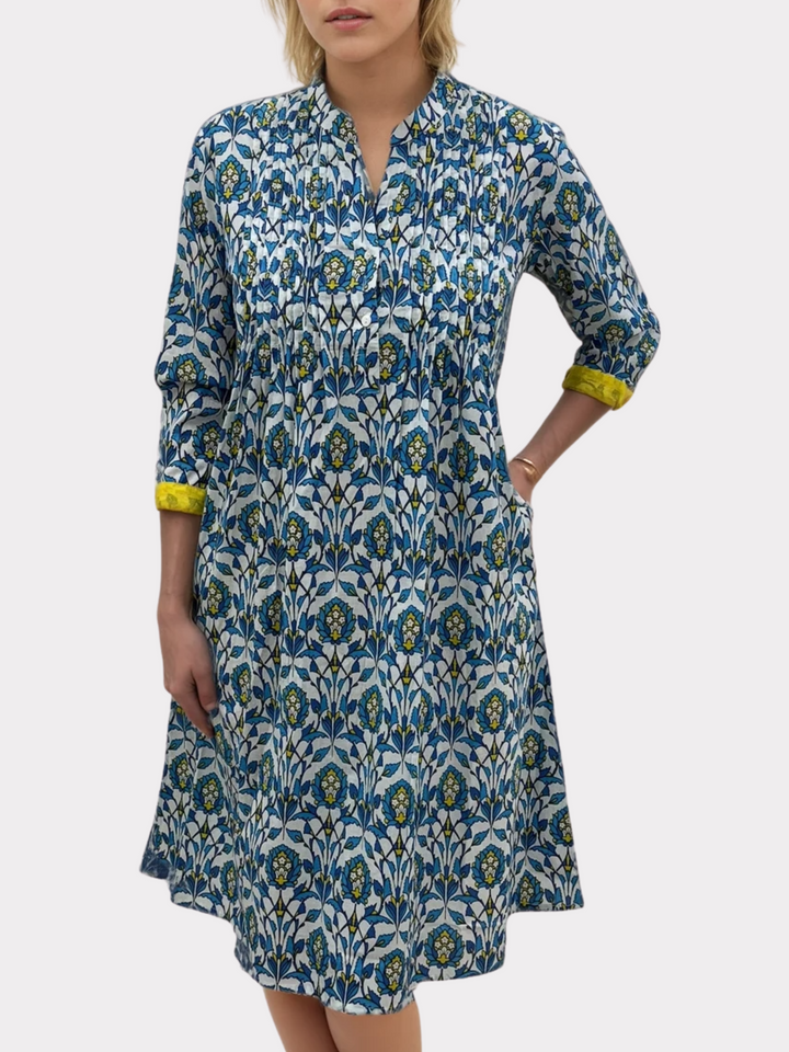 Cora Dress in Printed Cotton