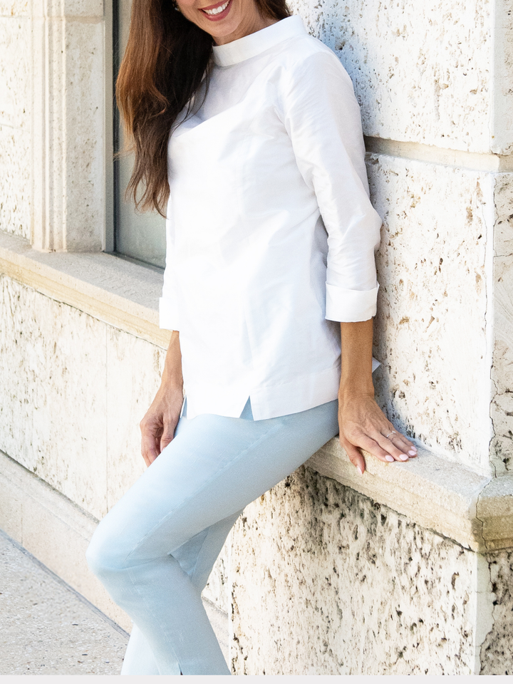 Sophie Top in Silk - Solid