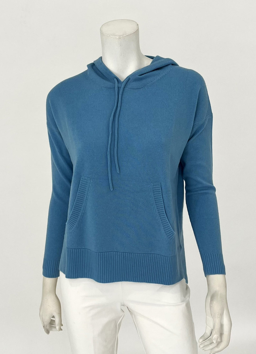 Hoodie Sweater in Cashmere - Solids