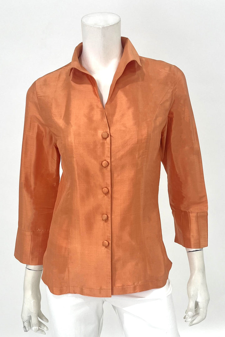 Grace Top in Silk - Solid
