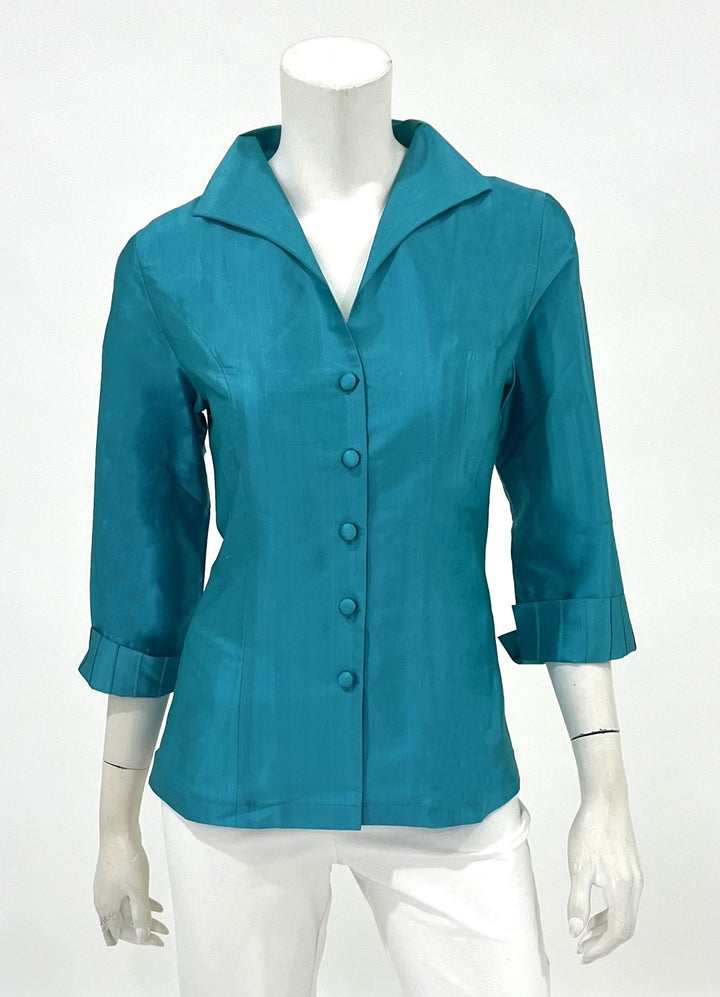 Grace Top in Silk - Solid