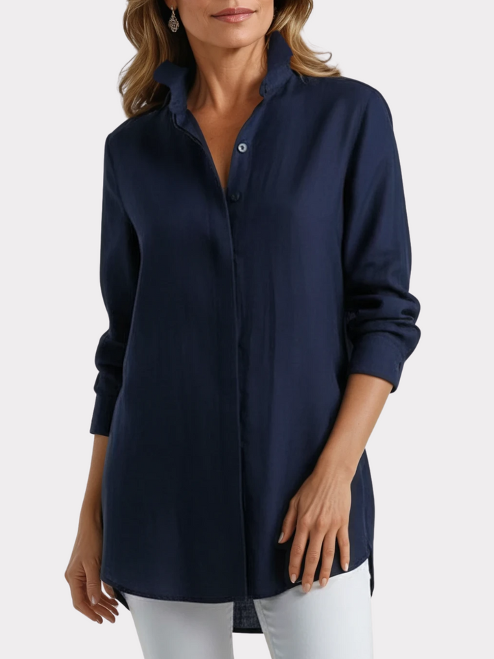 Barbara Top in Silk - Solid