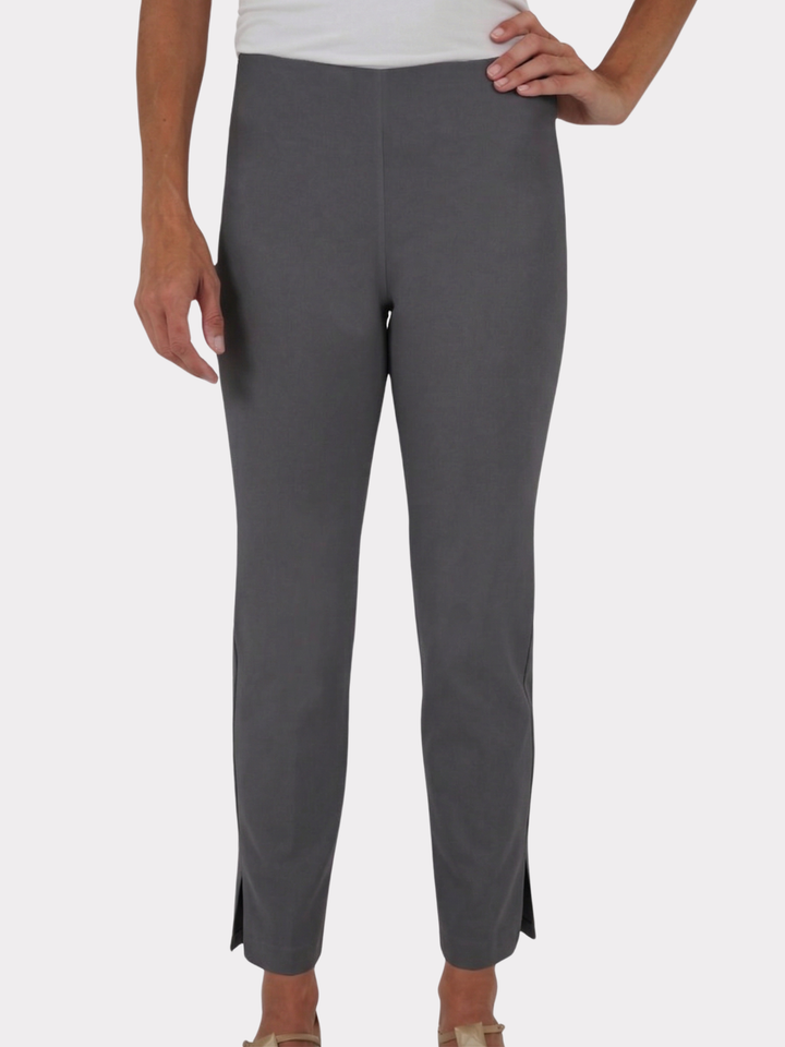 Long Canvas Cotton Stretch Pants
