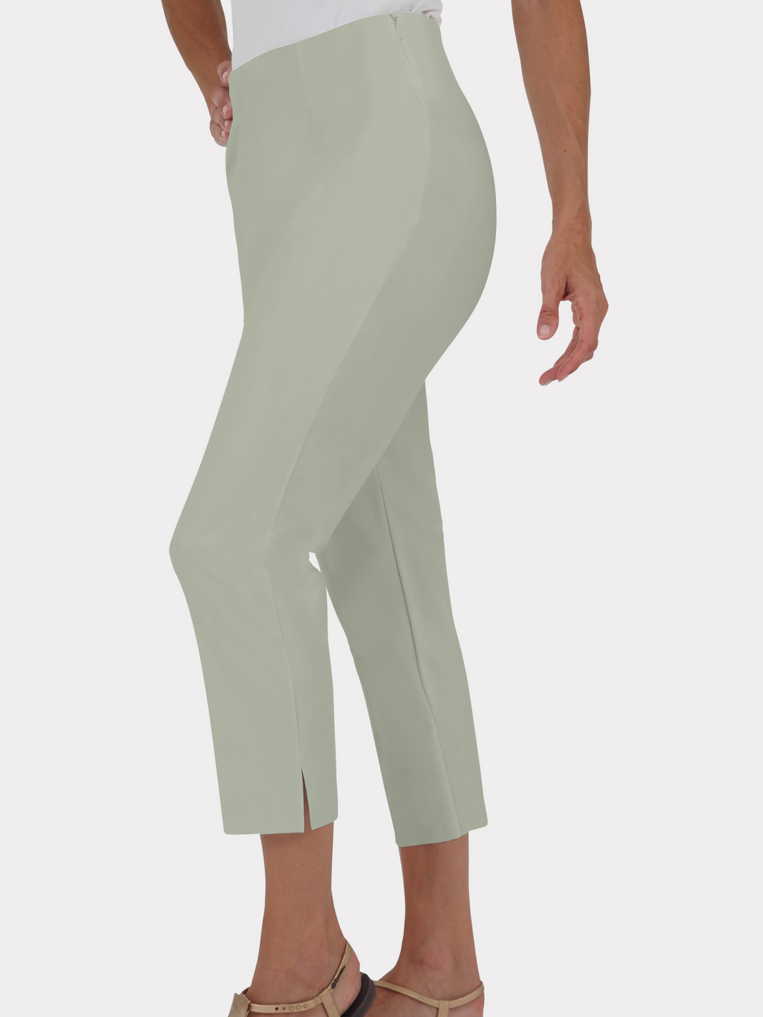 Crop Cotton Stretch Pant