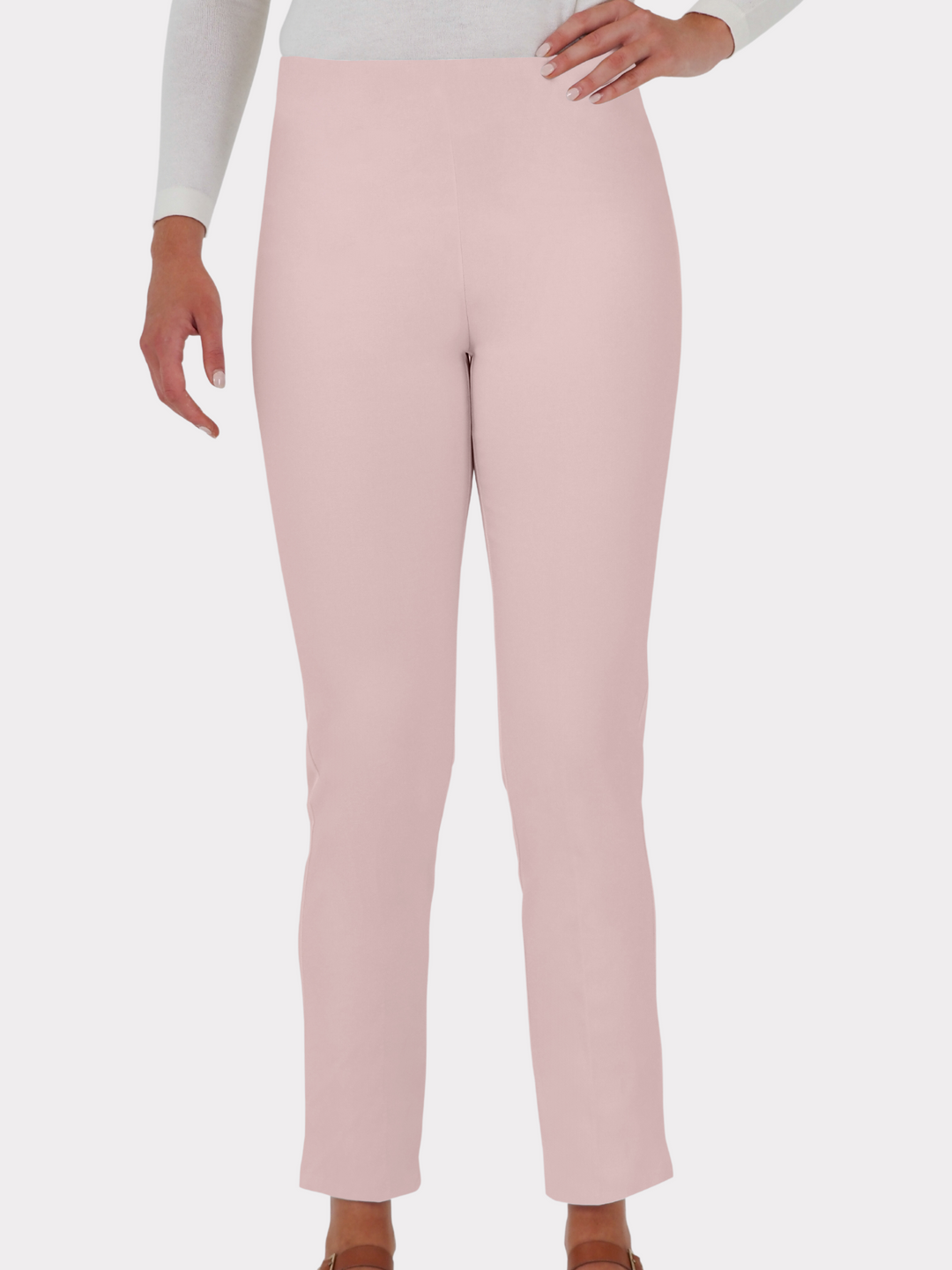 Long Canvas Cotton Stretch Pants