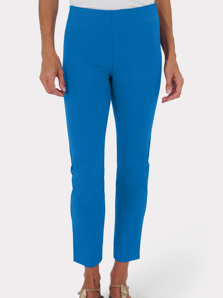 Slim Cut Silk Stretch Pant