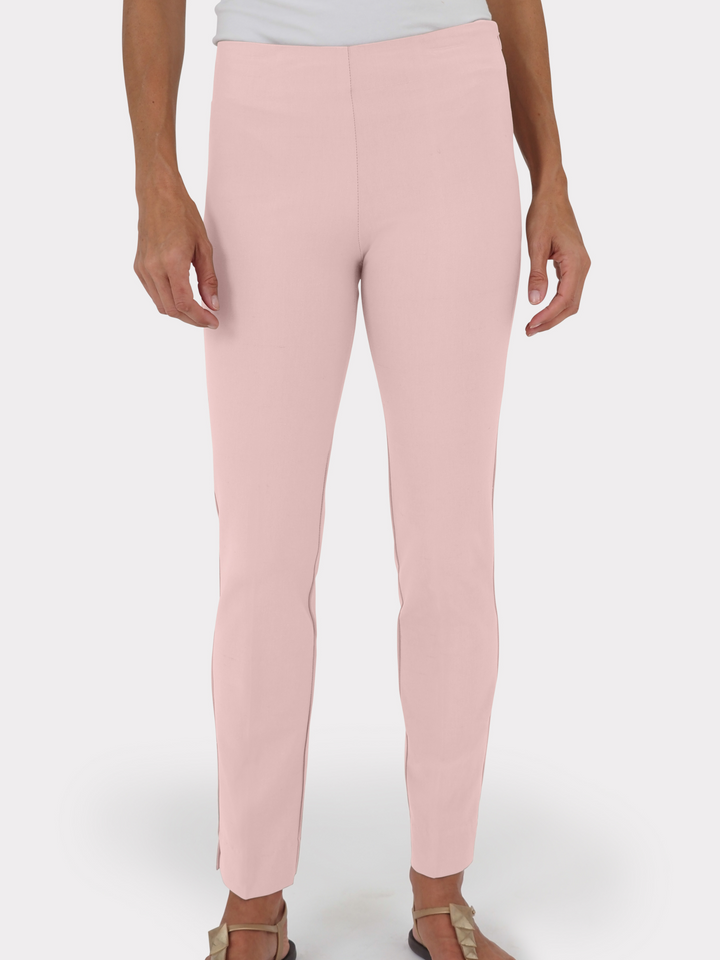 Slim Cut Silk Stretch Pants